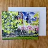 Greeting Card - Rittenhouse Square
