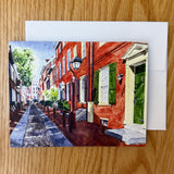 Greeting Card - Elfreth's Alley