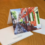 Greeting Card - Elfreth's Alley
