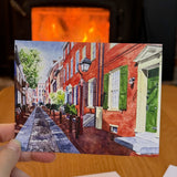 Greeting Card - Elfreth's Alley