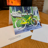 Greeting Card - Yellow Bike
