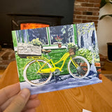 Greeting Card - Yellow Bike