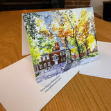 Greeting Card - Behind Independence Hall