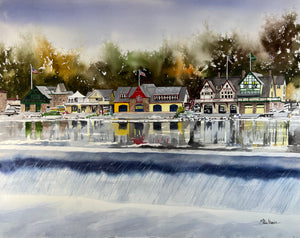 Boathouse Row Waterfall